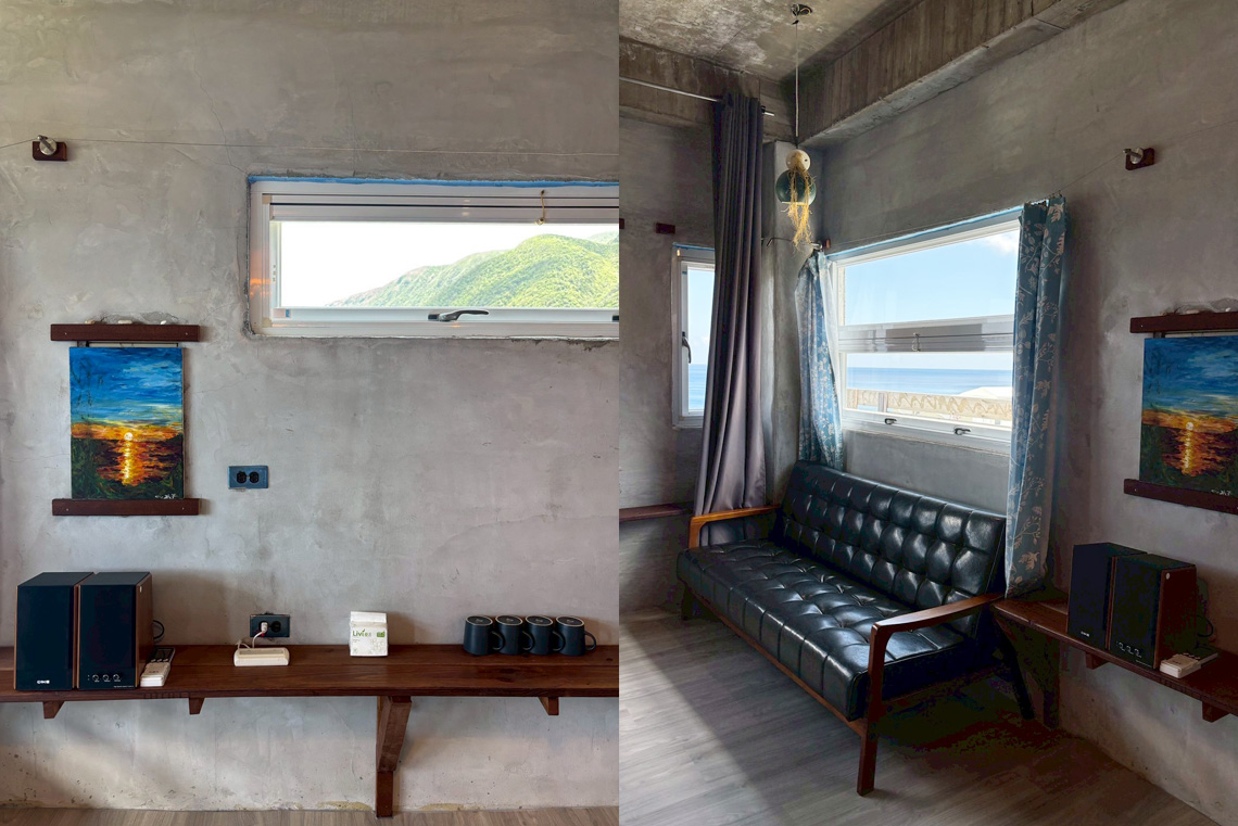 大番哇-窗戶沙發一角